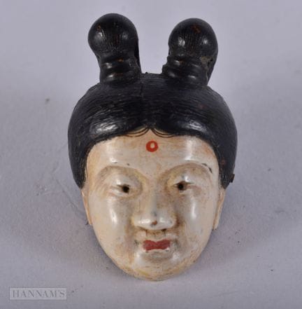 Un magnífico netsuke japonés del siglo XIX, del pe