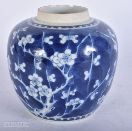 A 19TH CENTURY CHINESE BLUE AND WHITE PORCELAIN PR