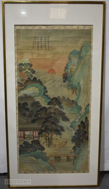 Pintura de la escuela china (siglos XVIII y XIX). 