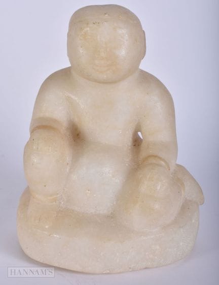 DIVINIDAD ASIÁTICA ORIENTAL DE MÁRMOL TALLADO DE L