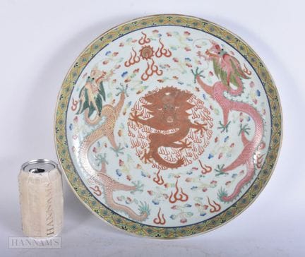 A LOVELY LARGE 19TH CENTURY CHINESE FAMILLE ROSE P