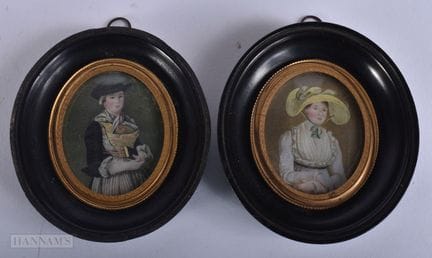 European School (19th Century) Pair, paintings on 