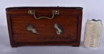 AN EARLY 20TH CENTURY CHINESE CARVED HARDWOOD TRAV