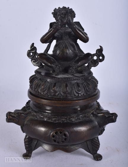 EIN AUSSERGEWÖHNLICHER CHINESISCH-TIBETISCHER BRON