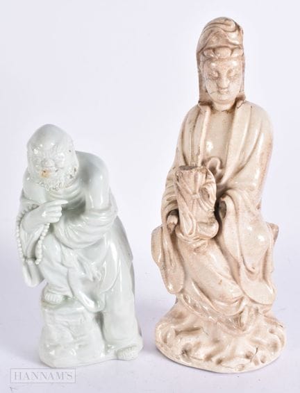 A CHINESE QING DYNASTY BLANC DE CHINE PORCELAIN IM
