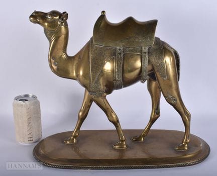 AN UNUSUAL LARGE 18TH/19TH CENTURY INDIAN BRONZE F