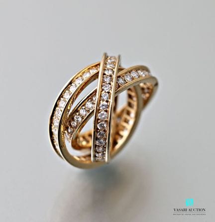 CARTIER
Bague Trinity en or jaune 750 millièmes, l