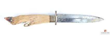 Coltello da caccia tedesco, lama da 125 mm, manico