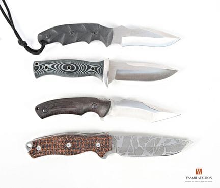 Coltello da caccia Elk Ridge, lama da 110 mm, impu