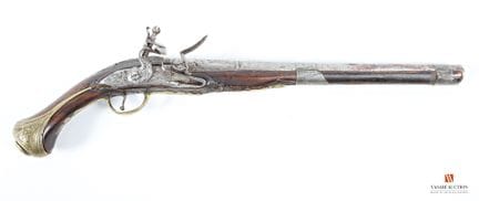 Lunga pistola a pietra focaia, canna a spigoli con