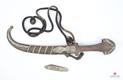 Coltello da cintura Jambiya, lama ricurva da 180 m