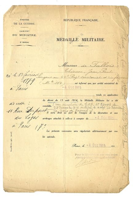 „Militaria: Erster Weltkrieg 1914–1918/Verleihung 