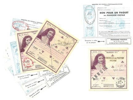 Militaria: France: Military Postal Franchise: A be