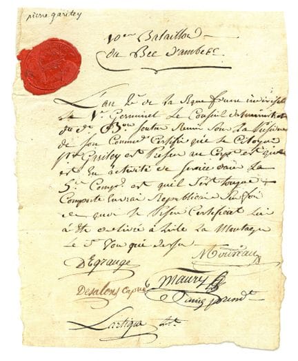 Militaria: FRANZÖSISCHE REVOLUTION/Jahr II 1794/Mi
