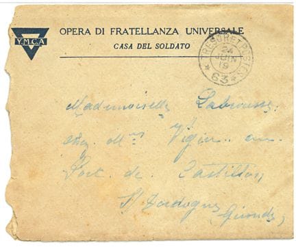 Militaria: Brief aus dem Ersten Weltkrieg 1919 (19