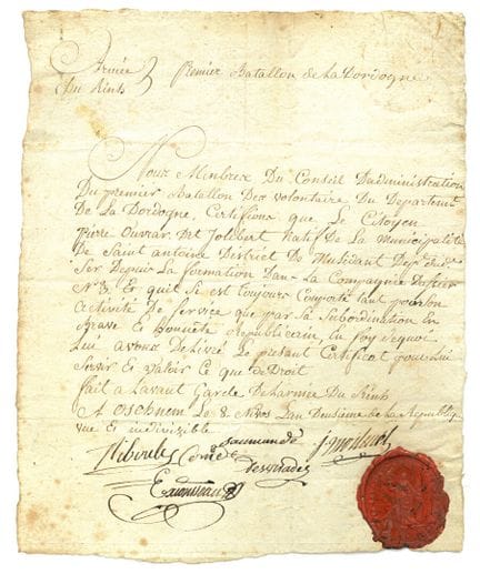 Militaria: Französische Revolution 1793 (Terror) /