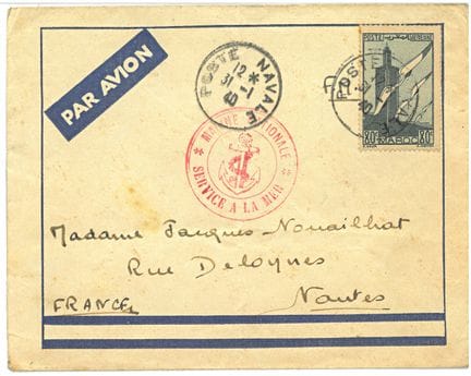 Militaria: Brief/Marine/Zweiter Weltkrieg 1939/194