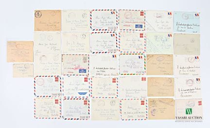 Militaria: Militärpost / Sehr schönes Set aus 32 B