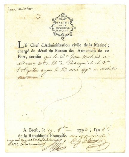 „Militaria: FRANZÖSISCHE REVOLUTION/Jahr II 1793/E