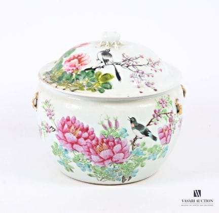 CHINE
Pot à gingembre de forme ovoïde en porcelain
