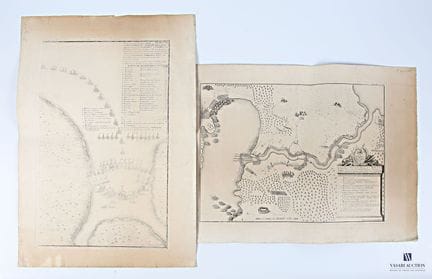 Dos planos de batalla rusos
(pecas, manchas, oscur