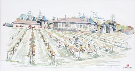 JAFFRE Albert (siglo XX) 
Vendimia en Château Haut