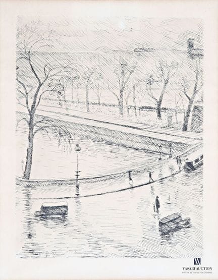 MARQUET, Albert  (1875-1947) 
El puente nuevo
Agua