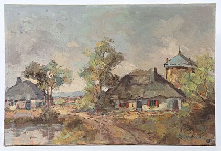 BEAUFORT (20th century)
Country Houses
Oil on canv