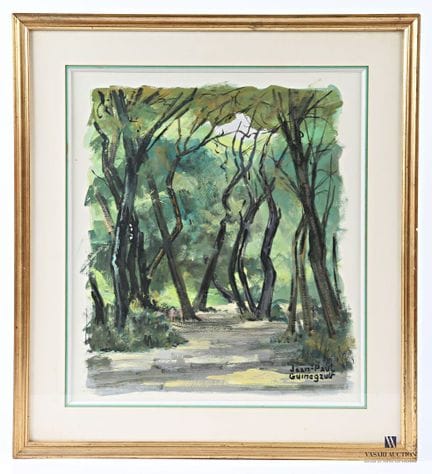 GUINEGAULT  Jean Paul (1918–2009)
Grove 
Gouache o