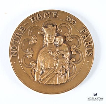 BOURROUX André (1901-1987) d'après
Médaille en bro