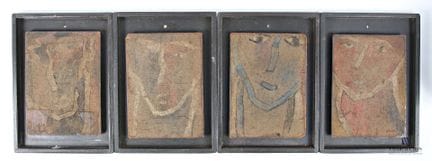 ANONYMOUS
Face
Four pieces of cardboard mounted on