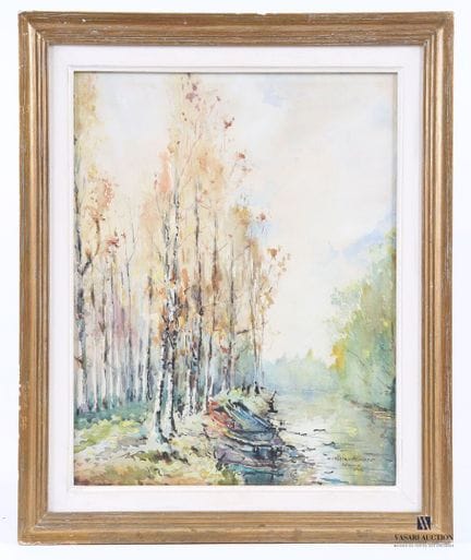 PRATX Bernard (1897-1980)
Río en otoño
Acuarela so