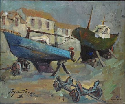 PEYROUPERE? (20th century)
Boats Being Refitted 
O