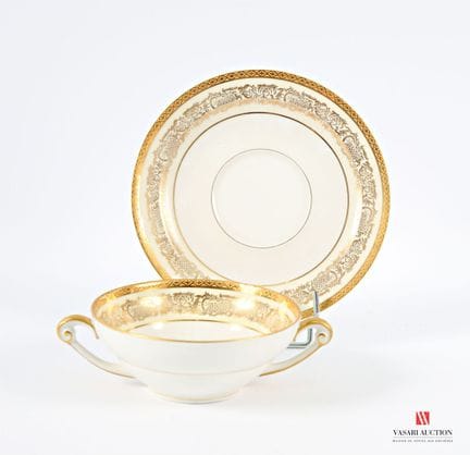 LIMOGES - Georges Boyer Manufacture de  
Tazza da 