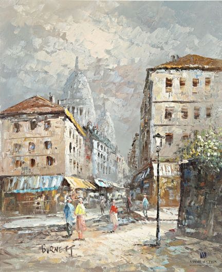 BURNETT, Caroline C. (1877–1950)
View of Montmartr