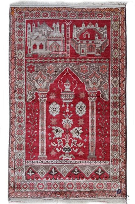 Tappeto dell'Anatolia (ordito, trama e pelo in lan
