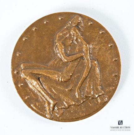 LAY George (1907-1987) d'après
Médaille en bronze 
