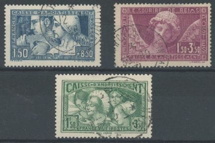 Francia: n. 252/256/269, Caisse d'Amortissement, i