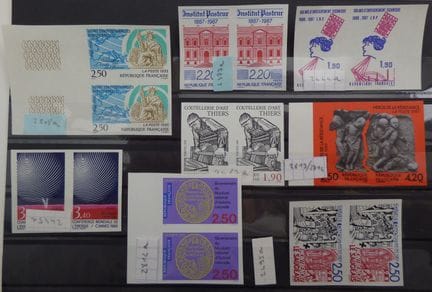 France : Non dentelés, 16 exemplaires, XX - TB -