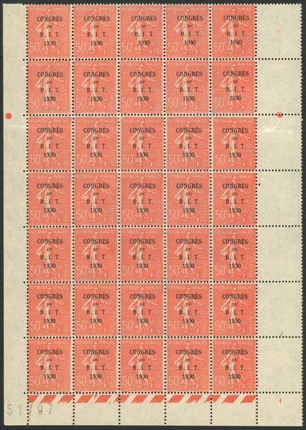 France : Nr 264, Bloc de 35, XX - TB -