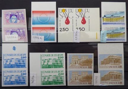 France : Non dentelés, 16 exemplaires, XX - TB -