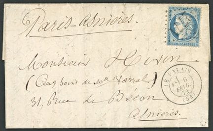 Frankreich: Nr. 60 (aus dem Cérès-Katalog), gestem