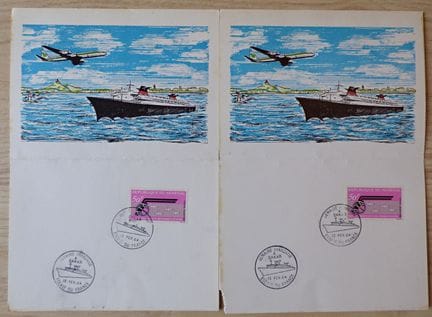 Francia 1964: 2 opuscoli commemorativi del primo s