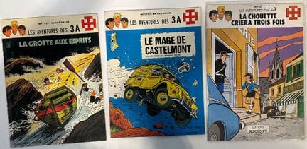 LES. AVENTURES DES 3A, éditions Dargaud et Bedesco