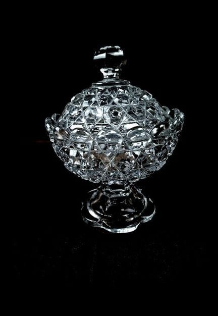 BACCARAT (Francia): Portacaramelle in cristallo. M