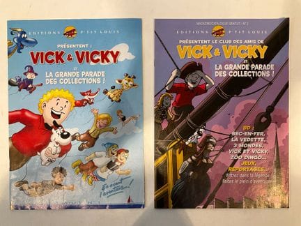 VICK ET VICKY, éditions P’tit Louis, 2 bd souple.
