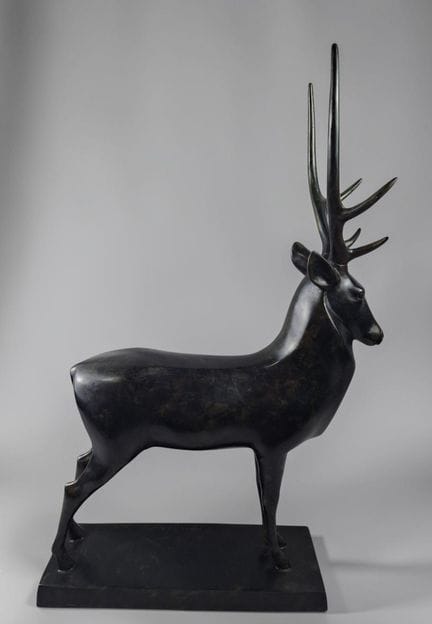 Opera di François POMPON (1855/1933). “GRAND CERF”