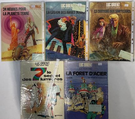 EDDY PAAPE, éditions Le lombard et Dargaud, 5bd.
L
