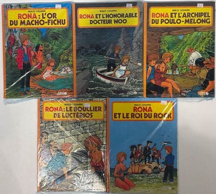 RONA, éditions Ouest-france, 5bd.
L’or du Macho-fi