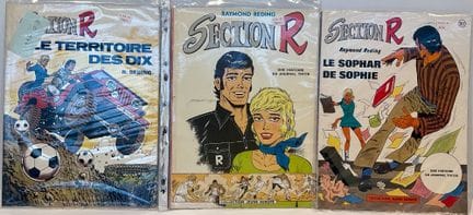 SECTION R, collection Jeune Europe, 3 bd souples.
